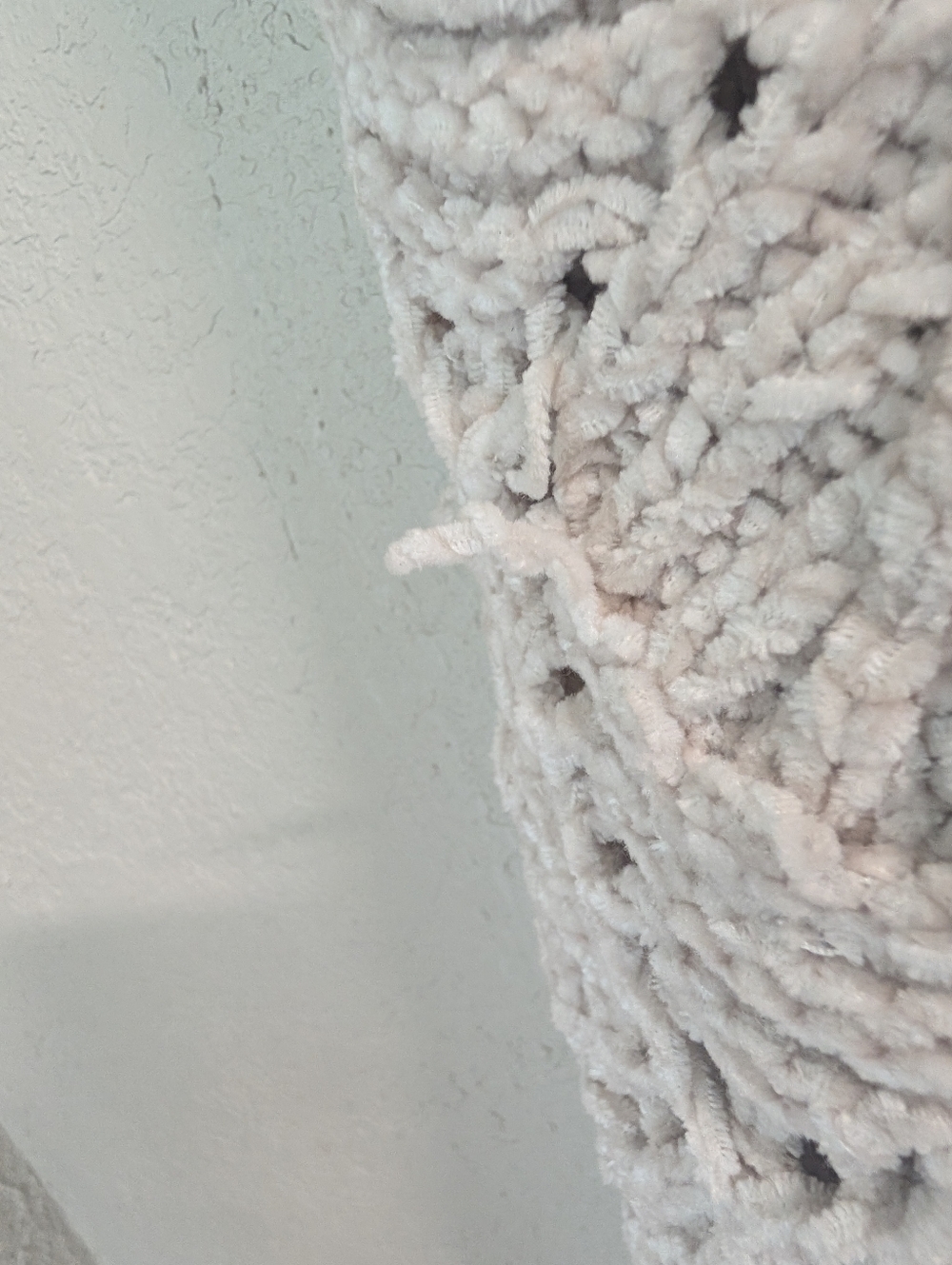 Turtleneck Cable Knit Sweater S Cream Cottagecore Fisherman Lagenlook Open Weave - Picture 3 of 11